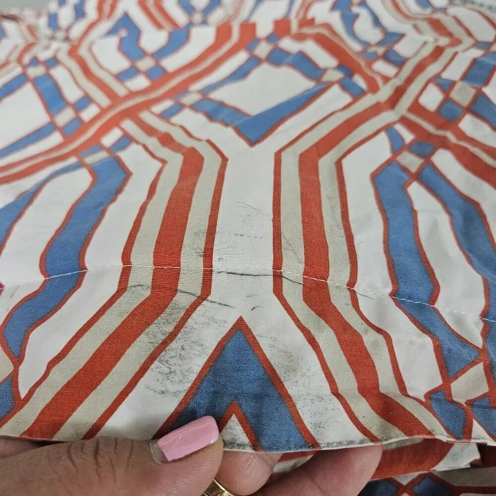 Pottery Barn Becks Geo duvet